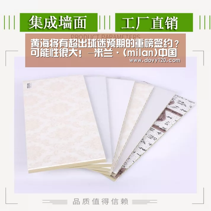 黄海将有超出球迷预期的重磅签约?可能性很大!-米兰·(milan)中国官网(图1) 米兰·(milan)中国官网