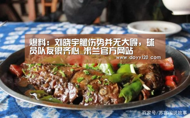 爆料:刘晓宇腿伤势并无大碍,球员队友很齐心_米兰官方网站(图3) milan米兰