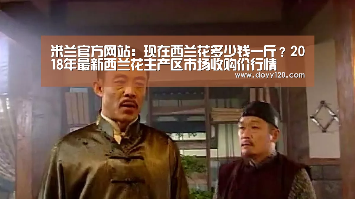 米兰官方网站:现在西兰花多少钱一斤?2018年最新西兰花主产区市场收购价行情(图1) 米兰·(milan)中国官网